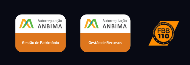 Selos ANBIMA de Gestão de Patrimônio e Gestão de Recursos e certificação FBB 110