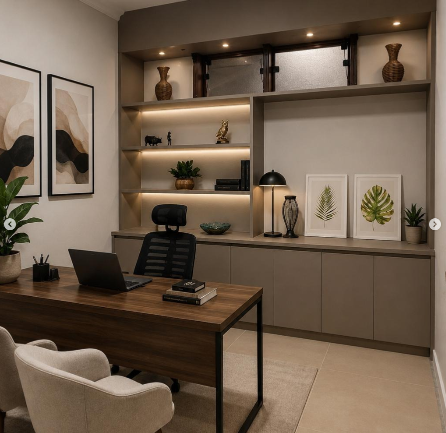 Sala executiva da filial Klement & Co em Franca-SP